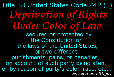 Deprivation of Rights Under Color of Law 2