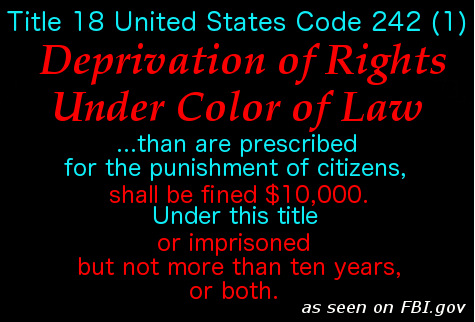 Deprivation of Rights Under Color of Law 3