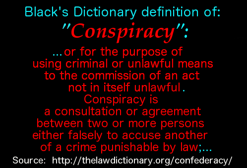 definition of conspiracy 2