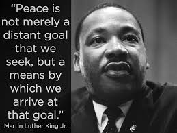 Martin Luther King travel by peace