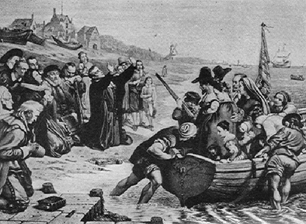 Departure of Pilgrims from Holland